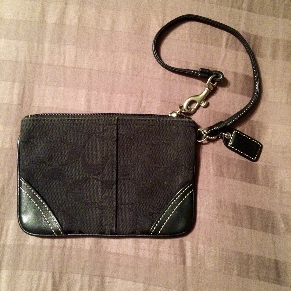 Coach Signature Wristlet